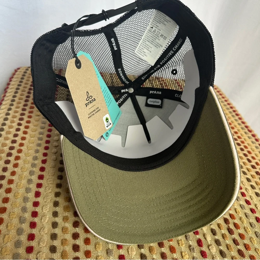 PrAna Lower Pines Trucker Cargo Green Horchata Unisex OS - Picture 9 of 9